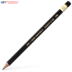 [TẶNG CHÌ KHÔ] Hộp 12 Bút chì Tiệp KOH-I-NOOR 1900 thân đen - 2B...8B - Nhập khẩu bởi Cty Golden Pen