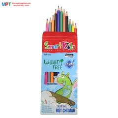 [TẶNG TẨY CHÌ THIÊN LONG] Bút chì màu 12 màu Smartkids SK-CP104