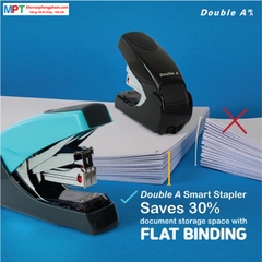 Dập ghim trợ lực Double A bấm được 30 tờ tặng kèm 1 hộp ghim (Sử dụng ghim số 10)