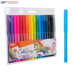 Bút dạ màu 18 màu Deli C10013