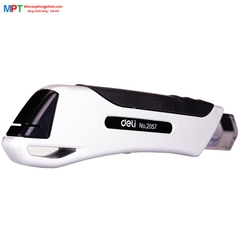 Dao rọc giấy thân thép bọc cao su Deli 2057