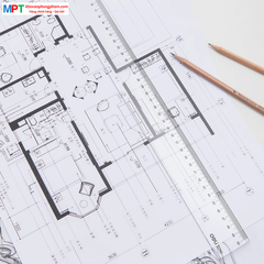 Thước thẳng 50cm Deli 6250 - Trong suốt, vạch kẻ rõ ràng