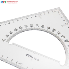 Bộ thước Eke, đo độ Deli 6435 - 33cm