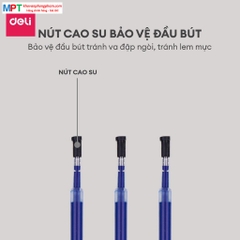 [MUA 10 TẶNG 1] Ruột bút gel Deli S206 nét 0.5mm dùng thay thế cho bút bi nước A575/A057