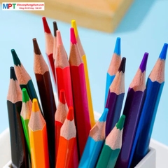 Bút chì màu 18 màu Deli EC133-18 - Hình bọt biển SpongeBob