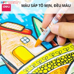 Bút sáp màu 16 màu Deli EC225-16 - Color Kids
