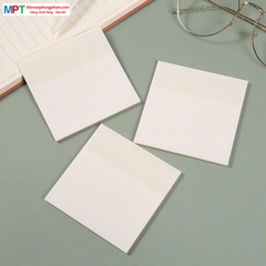 Giấy nhớ trong suốt 3x3 - Kích thước 76x76mm - 50 tờ/tập