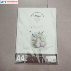 Giấy vẽ màu nước khổ A4 - 10 tờ Takeyo TMG-8288 (Định lượng 300gsm)