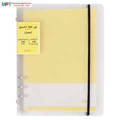 Sổ còng sắt KLONG kẻ ngang nét đứt khổ A5 100 tờ 517 - Định lượng 100gsm - Kích thước 148x210mm