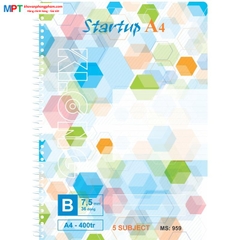 Sổ lò xo Klong đơn A4 400 trang giấy ĐL70gsm Ms959