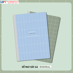 Sổ may gáy bìa bồi A4 Hải Tiến 200 trang MINIMAL 8823 - Định lượng 70gsm