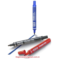 [CHÍNH HÃNG] Bút dạ dầu Pentel N50 - Viết được trên nhiều chất liệu, Mực nhanh khô, không nhòe khi thấm nước