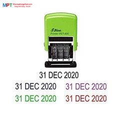 Dấu ngày tháng năm Shiny PET-400