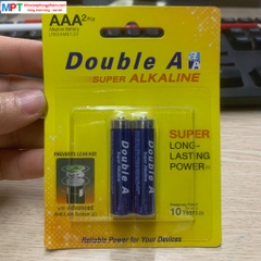 [GIÁ RẺ] Vỉ 2 viên pin AAA Double A Super Alkaline