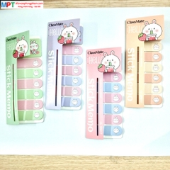 Giấy note ghi chú Classmate Stick Memo CL-SN017 - hình thỏ dễ thương, chia 7 tập/túi