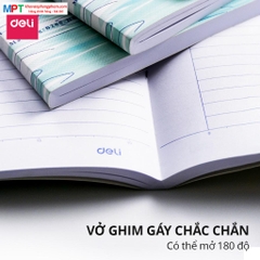 Sổ bìa bồi A4 Deli 200 trang CNB547-200 - Kích thước: 210x297mm