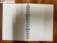 Sổ kẻ Caro B5 Heeton D16-256 - Kích thước 177x253mm (Sổ còng kẻ ô vuông)