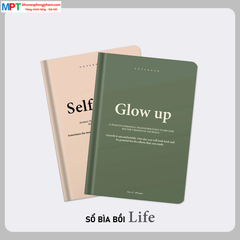 Sổ bìa bồi LIFE 6 - 160 trang 8618 - Kích thước 150 x 210mm - Định lượng 100gsm, kẻ caro