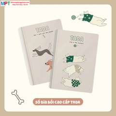 Sổ bìa bồi TADA 6 - 200 trang 8717 - Kích thước 150 x 210mm - Định lượng 80gsm, dòng kẻ ngang