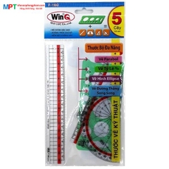 Bộ 5 thước dẻo màu trắng WinQ T160