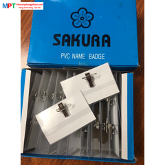 Hộp 50 Thẻ cài kim băng Sakura, Telun - Loại dày, KT 5.5x9cm