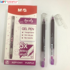 Bút gel M&G AGPV3441 ngòi 0.5mm - Viết tới 2.000m, siêu êm trơn