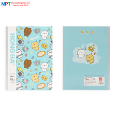 Vở kẻ ngang Hồng Hà 200 trang Study Oringa 1437 - Định lượng 70gsm, giấy chống lóa, mỏi mắt - Mua 5 quyển tặng 1 bút xoá