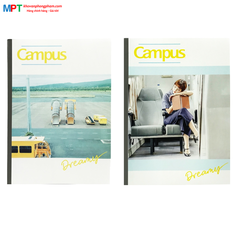 Vở A4 Campus Dreamy 200 trang - dòng kẻ ngang có chấm