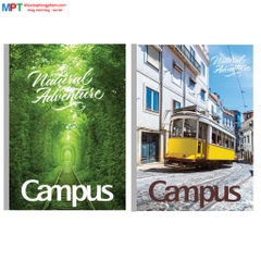 Vở kẻ ngang có chấm Campus Adventure 120 trang - Mua 10 quyển tặng 01 bút bi