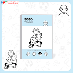 Vở kẻ ngang Haplus 80 trang BOBO 6881 - Giấy định lượng 60gsm - Mua 10 quyển tặng 1 bút bi