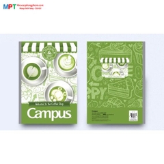 Vở kẻ ngang có chấmCampus Coffee Shop 200 trang - Mua 5 quyển tặng bút bi