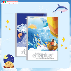 Vở kẻ ngang Haplus 80 trang COSMO 6423 - Định lượng 70gsm - Mua 10 quyển tặng 01 bút bi