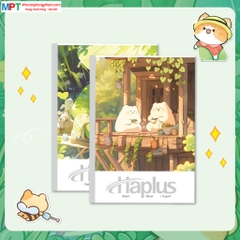 Vở kẻ ngang Haplus 200 trang OLALA 6874 - Giấy định lượng 70gsm - Mua 3 quyển tặng 1 bút bi