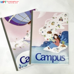 Vở Campus PICNIC 80 trang (Dòng kẻ ngang) - Mua 10 quyển tặng bút bi