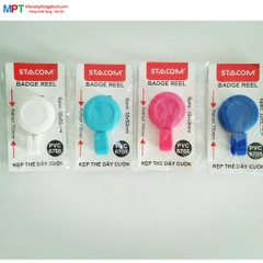 Kẹp đeo bảng tên dây cuộn STACOM PVC6705