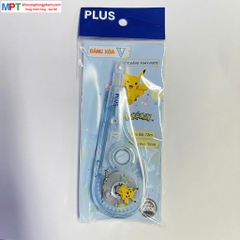 [MẪU MỚI 2025] Băng xóa PLUS V POKEMON 5mm x 12m - Màu Pastel