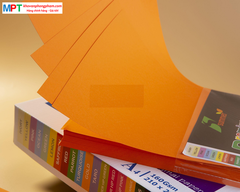 Bìa màu A4 MÀU VÀNG NGHỆ - Định lượng 160gsm - 100 tờ/tập
