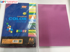 Bìa màu A4 MÀU TÍM HUẾ - Định lượng 120gsm - 100 tờ/tập