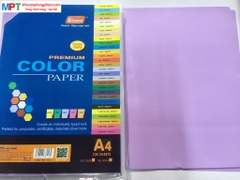 Bìa màu A4 MÀU TÍM KHOAI MÔN - Định lượng 160gsm - 100 tờ/tập