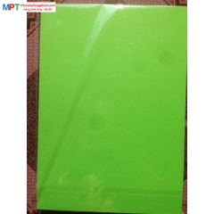 Bìa màu A4 MÀU XANH VẸT - Định lượng 160gsm - 100 tờ/tập