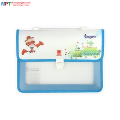 Cặp học thêm 2 ngăn Hồng Hà 3862 - Tặng kèm bút máy Smartkids