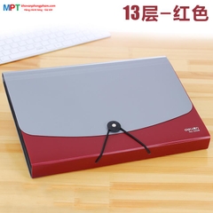 Cặp tài liệu 12 ngăn Deli 5558