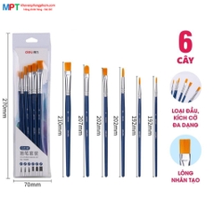 Bộ cọ vẽ chuyên nghiệp Deli 73885 - dùng cho màu nước/bột/sơn acrylic