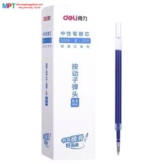[MUA 10 TẶNG 1] Ruột bút gel Deli S206 nét 0.5mm dùng thay thế cho bút bi nước A575/A057
