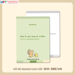 Vở kẻ ngang Hải Tiến 120 trang DAY DREAM 9127 - Định lượng 70gsm - Giấy vàng chống lóa - MUA 10 TẶNG 1 BÚT BI
