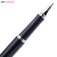 [CHÍNH HÃNG - Do GOLDEN PEN NK] Bút ký cao cấp Pentel K611A-C nét 0.7mm thân bút màu đen - Mực xanh (Thiết kế nắp đậy)