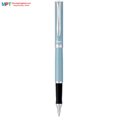 [CHÍNH HÃNG - Do GOLDEN PEN NK] Bút ký cao cấp Pentel K611S-C nét 0.7mm thân bút màu xanh da trời - Mực xanh (Thiết kế nắp đậy)