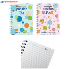 Sổ lò xo Klong kép dọc khổ B6 200 trang 938 - Định lượng 70gsm - Kích thước 125x175mm