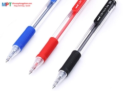 [MUA 12 CÁI TẶNG 1 CÁI] Bút bi Uni Laknock SN-101 Ngòi 0.7mm - Mực xanh (Nhập khẩu bởi Cty Thái Á)