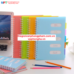 Sổ lò xo A4 có phân trang Heeton D12-653 - Kích thước: 210x295mm